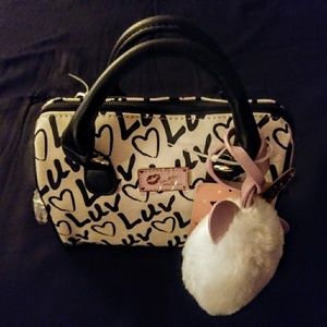 Betsey Johnson Mini Barrel Bag